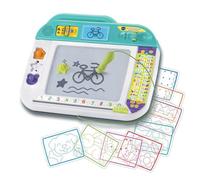 VTech Ardoise interactive Mon Ardoise Apprenti-Écriture – Stylet, pochoirs et tampons – Dès 3 ans