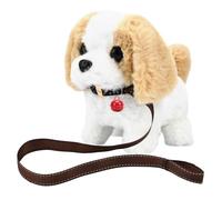 Jouets électroniques Interactifs en Peluche pour Enfants de 1 à 6 ans Jouet en Peluche Labrador pour Enfants Simulation de Chien de Compagnie Jouets éducatifs pour Chiots pour Garçons Filles (Chien D)