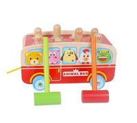 Jouets En Bois À Percussion Pour Enfants Et Bébés, Blocs En Bois, Frappe Le Hamster Coloré, Voiture, Jouets Éducatifs, Nouvelle Collection 2019