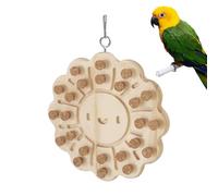 Jouets en Bois de pour Oiseaux, à mâcher pour Perroquet | Jouet à mâcher pour Oiseaux | Accessoires de Cage de Jouets en Naturel pour perroquets Gris africains, perruches, aras, calopsittes,