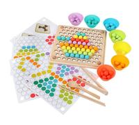 Jouets En Bois D'entraînement Du Cerveau Des Mains Pour Enfant, Puzzle De Perles À Pincer, Jeu De Mathématiques, Éducatifs Pour Les Jeunes, Montessori,