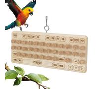 Jouets en bois en pour oiseaux, bouchon à mâcher perroquet, accessoires pour cages à perroquets, jeux de chasse au trésor en pour cacher des friandises, jouet perroquet pour l'intelligence