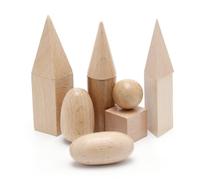 Jouets En Bois Géométriques 3d Uni, Accessoires Pédagogie Montessori Pour Enfant, Enseignement Des Mathématiques, École À Domicile