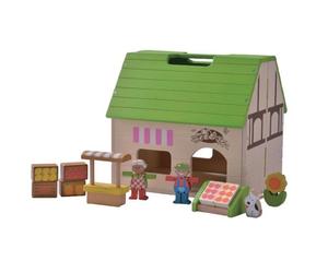 Jouets en bois Maison de poupée Magasin bio EverEarth® - Jouets i