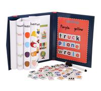 Jouets En Bois Montessori, Cartes De L'Alphabet Anglais, Puzzle Magnétique, Éducation Précoce, Apprentissage Des Mots, Écriture, Enseignement Du Sort