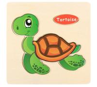 Jouets En Bois Montessori Pour Bébés, Puzzle En Forme D'animaux, Véhicules De Dessin Animé, Jeu Éducatif Intelligent, Casse-Tête, Apprentissage