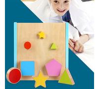 Jouets En Bois Pour Bébé, Apprentissage Précoce, Développement Des Mathématiques, Planche À Fractions D'Intelligence, Jouets Éducatifs Puzzle En Bois Pour Enfants