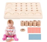 Jouets en Bois pour Compter,Jeux Éducatifs en Bois Interactifs - Jeux De Comptage pour | Jardin D' Maison Salle Centre D'activité Préscolaire Voyage Jour Intérieur