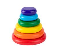 Jouets En Bois Pour Enfants, Galets De Rivière Arc-En-Ciel, Poupées En Pierre Naturelle, Blocs De Construction, Boules, Empilkingjenga Motessori