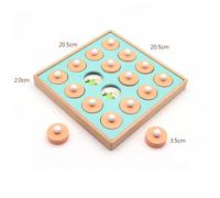 Jouets En Bois Pour Enfants, Puzzle De Mémoire Montessori, Jouets Éducatifs Mathématiques Pour Enfants, Puzzle 3d Interactif, Jeu D'échecs