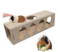 Jouets en bois pour hamster, petit hamster, jouet d'évasion | Multifonctionnel facile à installer Jouets en bois pour hamsters, lapins, petits animaux de compagnie