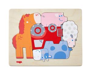 Jouets en Bois Puzzle 1 an A la Ferme HABA®