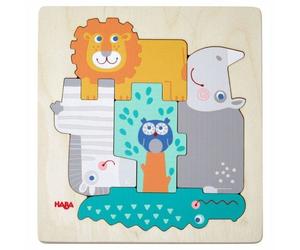 Jouets en Bois Puzzle Dans la jungle HABA® - Puzzles bois 1er Age