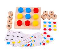 Jouets En Bois Vis À Vis Amusantes, Numéro De Couleur Assorti, Jouets Montessori Interaction Parent-Enfant, Bébé Coordination ¿Il-Main, Préhension