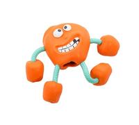 Jouets en Caoutchouc pour Chien,Jouets à Mâcher en Caoutchouc pour Chien | Jouets à mâcher pour chien grinçants et résistants,Jouets interactifs Orange Super Chewer pour chiens de grande et moyenne ta