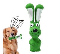 Jouets en latex pour animaux de compagnie,Jouet à mâcher en latex pour animaux de compagnie | Jouets grinçants d'hippopotame animaux Jouets à mâcher en latex - Jouets interactifs doux pour chiens, fou