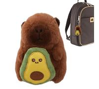 Jouets en Peluche Capybara - Pendentif en Peluche Mignon, Peluche avec Design Tenant des Fruits, Accessoire Mini-, Ornement Portable | Compagnon décoratif pour Sac/clés/Voiture/Chambre/bu