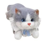 Jouets en Peluche : Douce avec câlin | 45 cm Velours + PP Coton Chat Peluche Poupées pour Parti Voyage Voiture Chambre Canapé Appartement Adultes COM