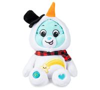 Care Bears - Bonhomme de neige - Ours en peluche - 22 cm - Jouet mignon de collection - Jouet de Noël pour enfants à partir de 4 ans - Avec badge étoile - Basic Fun 22551