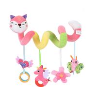 Jouets En Peluche En Spirale De Siège De Voiture Pour Bébé,Renard Mignon,Jouets De Poussette,Cadeau Pour Bébé - Type Pink