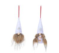 Jouets En Peluche Gnomes De Noël 2 Pièces, Décorations D'arbre De Noël Suspendues Sans Visage, Poupée Pendentif Naine, Cadeau Pour Enfants, Décoration De Maison