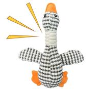 Jouets en peluche interactif en forme de canard, 30 x 25 x 8 cm, jouet à mâcher froissé pour chiots, aide à l'entraînement avec tissu doux, accessoire de maison, compagnon de jeu pour chiens de taille