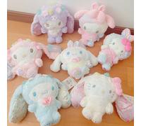 Jouets En Peluche Kawaii Kuromi, Dessin Animé Japonais, Jouets De 20cm, Peluche D'animaux Doux, Kawaii Mymelody, Cannelle, Oreiller En Peluche, Décoration De Fête, Cadeau De Noël