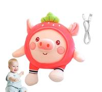 Jouets En Peluche Pour Chien | Criard Rechargeable Par USB - Jouet Balle Crépitante Mobile - Pour La Détente, L'Entraînement, L'Exercice, Le Jeu En Extérieur Et Intérieur, Le Renforcement Des Liens