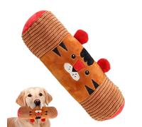 Jouets En Peluche Pour Chien | Jouet Coup De Cœur Forme Tigre Avec Sonnette - Jeu Couineur Réducteur D'ennui Stimulation Intérieur Voyage Divertissement,Réduction Ennui Maison Divertissement Constant