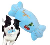 Jouets en peluche pour chien, jouet grinçant en peluche pour chat en forme de bonbons, jouets pour chats d'intérieur, jouets de dentition pour chiots, jouets à mâcher pour animaux de compagnie