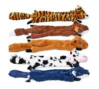 Jouets en peluche pour chien - Jouets couineurs pour chien, appuyez pour faire des sons réalistes pour les petites races qui mordent les jouets en plein air, les chiots qui font leurs dents et