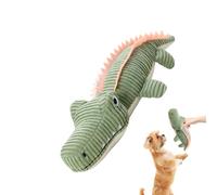 Jouets en peluche pour chien | Jouets pleins pour chiens - Accessoires de poivre de crocodile doux pour avec bouchée farcie afin qu'ils soient occupationstimulation sans plaintes de propriété