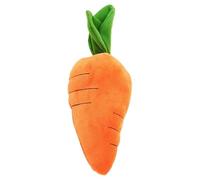 Jouets en peluche pour chiens - jouets en peluche pour chiens et chats, jouets interactifs avec grincement pour chiens en forme de carotte, jouets en peluche farcis pour chiens au design oui