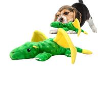 Jouets en peluche pour chiens, jouets en peluche pour chiens, Jouets grinçants en forme de dinosaure en peluche mignons à croquer pour chiens, Jouets multifonctionnels pour chiens, fournitures d'entra