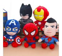 Jouets en peluche Spiderman pour enfants, poupées de film MarvelAvengers, peluche douce, services.com America, Iron Man, cadeaux de Noël, 27cm 04