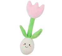 Jouets en peluche tulipe pour animaux de compagnie, jouet en peluche pour friandises pour chien,Jouet en peluche interactif pour chiens et animaux de compagnie | Soulagement de la solitude et peluche