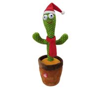 Jouets En Peluche Twist Cactus De Noël Paragraphe Trois Chansons En Anglais (Sans Piles)