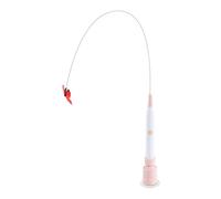 Jouets En Plumes De Chat - ABS, Acier, 16x6x6cm | Jouet Teaser Automatique De De Chat | Jouet De Balançoire Électrique Interactif Pour Les Terrains De Jeu Extérieurs Intérieurs, Les Porches,