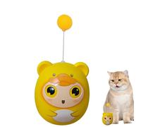 Jouets en plumes pour chat, boules interactives drôles pour chat - Jouet créatif pour exercice de jeu intérieur et extérieur