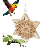 Jouets en pour oiseaux avec bouchon à mâcher pour perroquets | Jouet en bois pour oiseaux d'entraînement à mâcher | Jeux de chasse au trésor en pour cacher des friandises,