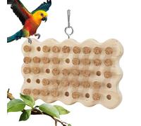 Jouets en pour Oiseaux - Jouet à mâcher en Bois Naturel | Petit Ensemble de Jeu pour Perroquet - Pièces en et résistantes aux morsures avec Design sûr offrant Une activité
