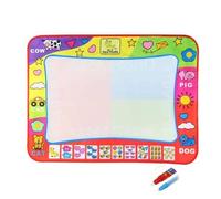 Jouets En Toile À Eau Réutilisables Pour L'Éducation Préscolaire Des Enfants, Planche À Dessin D'Eau Avec Stylo Magique, Cadeau Coloré Pour Enfants, 80x60cm