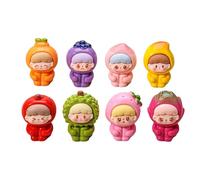 Jouets figurines d'action, collection de figurines d'action - Décor de modèle de collection de forme de fruit de dessin animé,Décoration de table avec images de dessins animés mignons pour table de ch