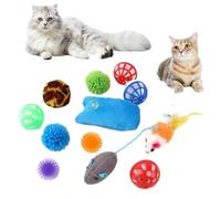 Jouets for Chat en Forme De Souris, Boules Pliables, Tunnel De Jeu for Chat, Tente Amusante for Chat, Fournitures De Souris, Poisson De Simulation, Accessoires for Chat(5)