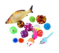 Jouets for Chat en Forme De Souris, Boules Pliables, Tunnel De Jeu for Chat, Tente Amusante for Chat, Fournitures De Souris, Poisson De Simulation, Accessoires for Chat(7)