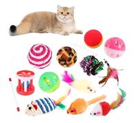 Jouets for Chat en Forme De Souris, Boules Pliables, Tunnel De Jeu for Chat, Tente Amusante for Chat, Fournitures De Souris, Poisson De Simulation, Accessoires for Chat(2)