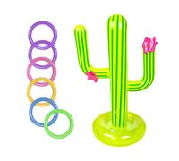 Jouets Gonflables De Piscine, Cactus, Parc Aquatique, Jeux De Lancer D'anneau, Avec 4/6/8 Anneaux