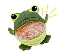 Jouets grinçants de petit chien, jouets de chien grincement | Jouet à mastication interactive,Frog Funny Interactive Détachable Pet Pet Squaky Puppy Supplies pour les petits chiens de taille moyenne