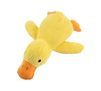 Jouets grinçants pour chien - Compagnon à mâcher en forme de canard en peluche, aide à la morsure en peluche douce, jouet interactif confortable pour le jeu, design doux pour soulager les dents | Joue
