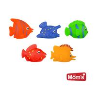 Jouets Hencz Animaux aquatiques en caoutchouc - poissons, paquet de 3 pièces